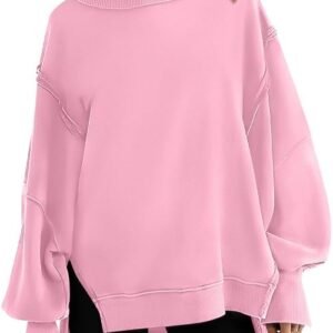 Trendy Queen Womens Oversized Crewneck Sweatshirts Hoodies Fall Outfits Fashion Teen Girls Y2k Winter Clothes